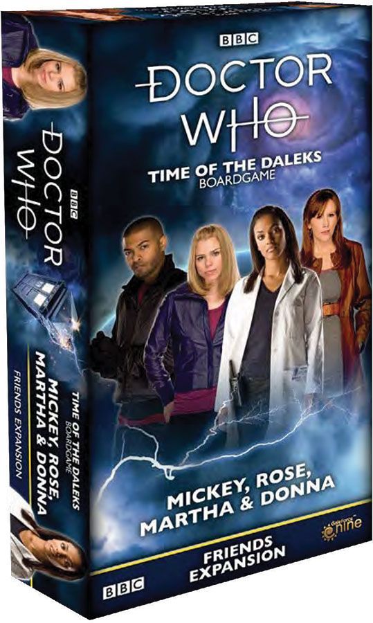 Doctor Who Time of the Daleks Mickey, Rose, Martha, & Donna Friends Expansion Board Games Gale Force Nine   