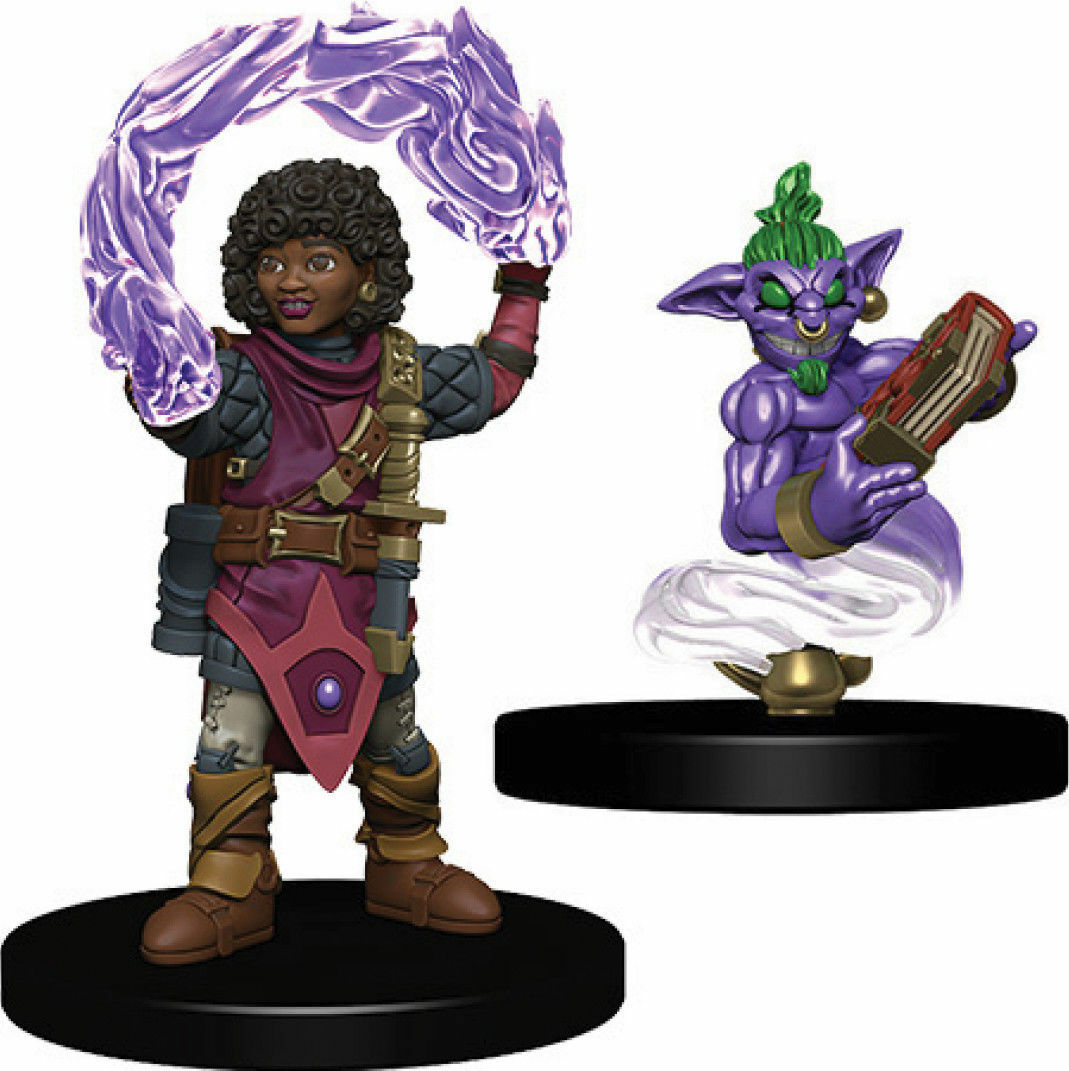 WizKids Wardlings: Girl Wizard & Genie Miniatures WizKids   