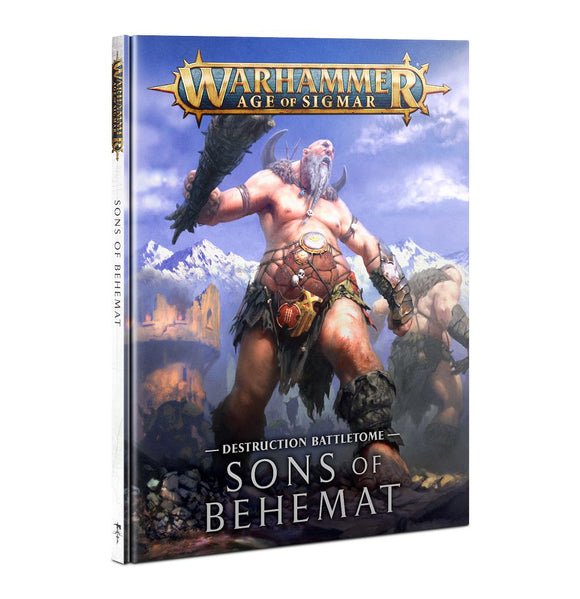 Warhammer Age of Sigmar Battletome Sons of Behemat Miniatures Games Workshop   