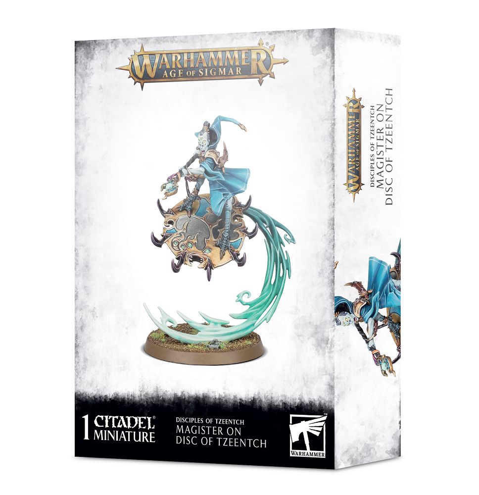 Age of Sigmar Disciples of Tzeentch: Magister on Disc of Tzeentch Miniatures Games Workshop   