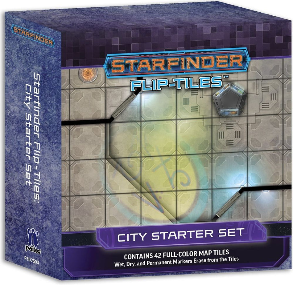 Starfinder Flip Tiles City Starter Set RPG Maps Paizo   