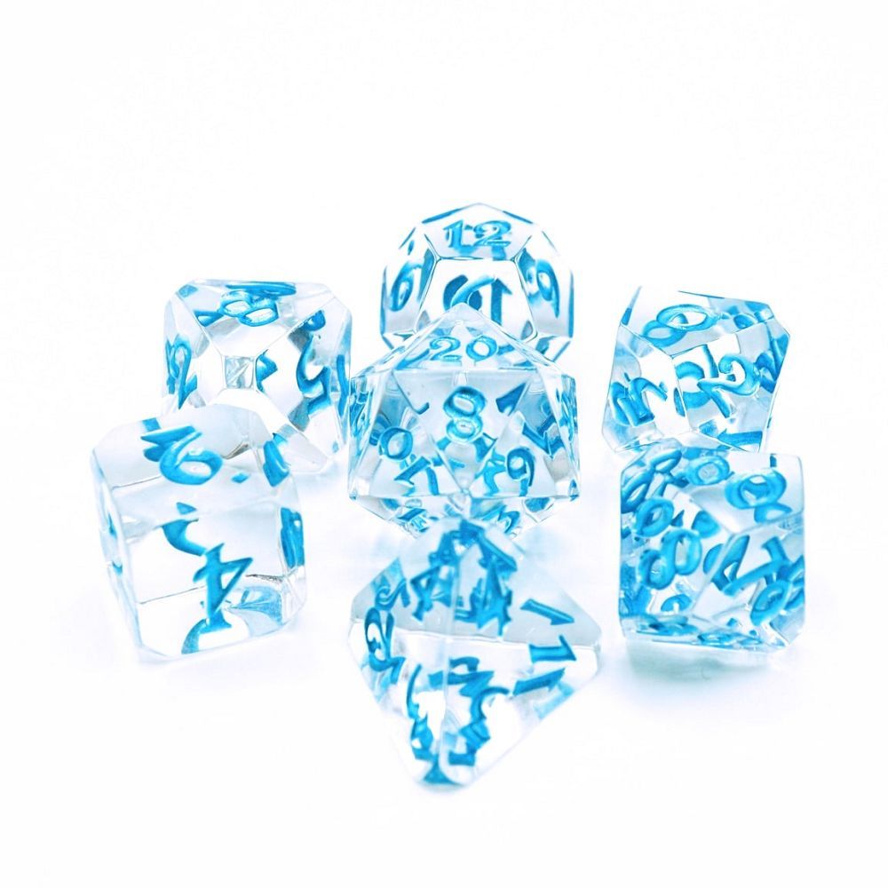 Die Hard Dice Avalore Isa Magick 7ct Polyhedral Set Dice Die Hard Dice