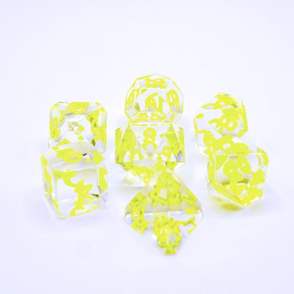 Die Hard Dice Avalore Isa Sunbeam 7ct Polyhedral Set Dice Die Hard Dice