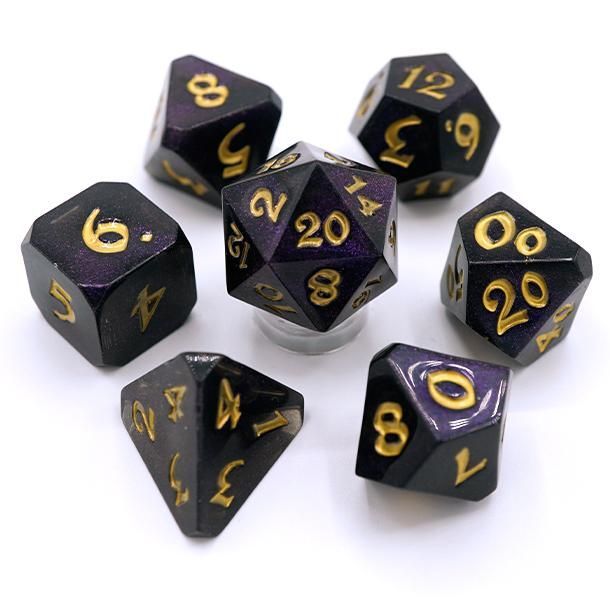 Die Hard Dice Avalore Forte Glamour 7ct Polyhedral Set Dice Die Hard Dice