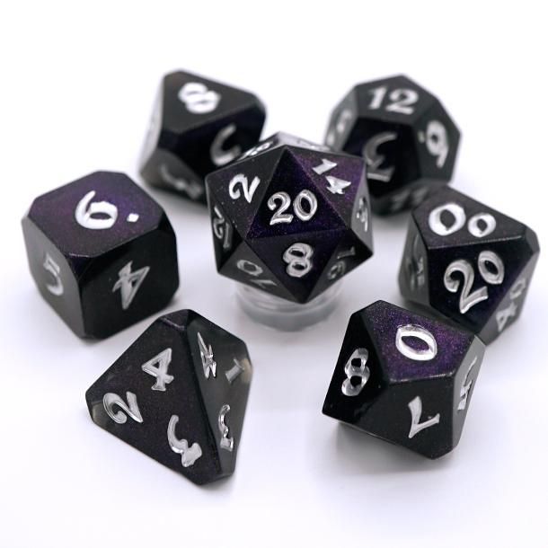 Die Hard Dice Avalore Forte Whispers 7ct Polyhedral Set Dice Die Hard Dice