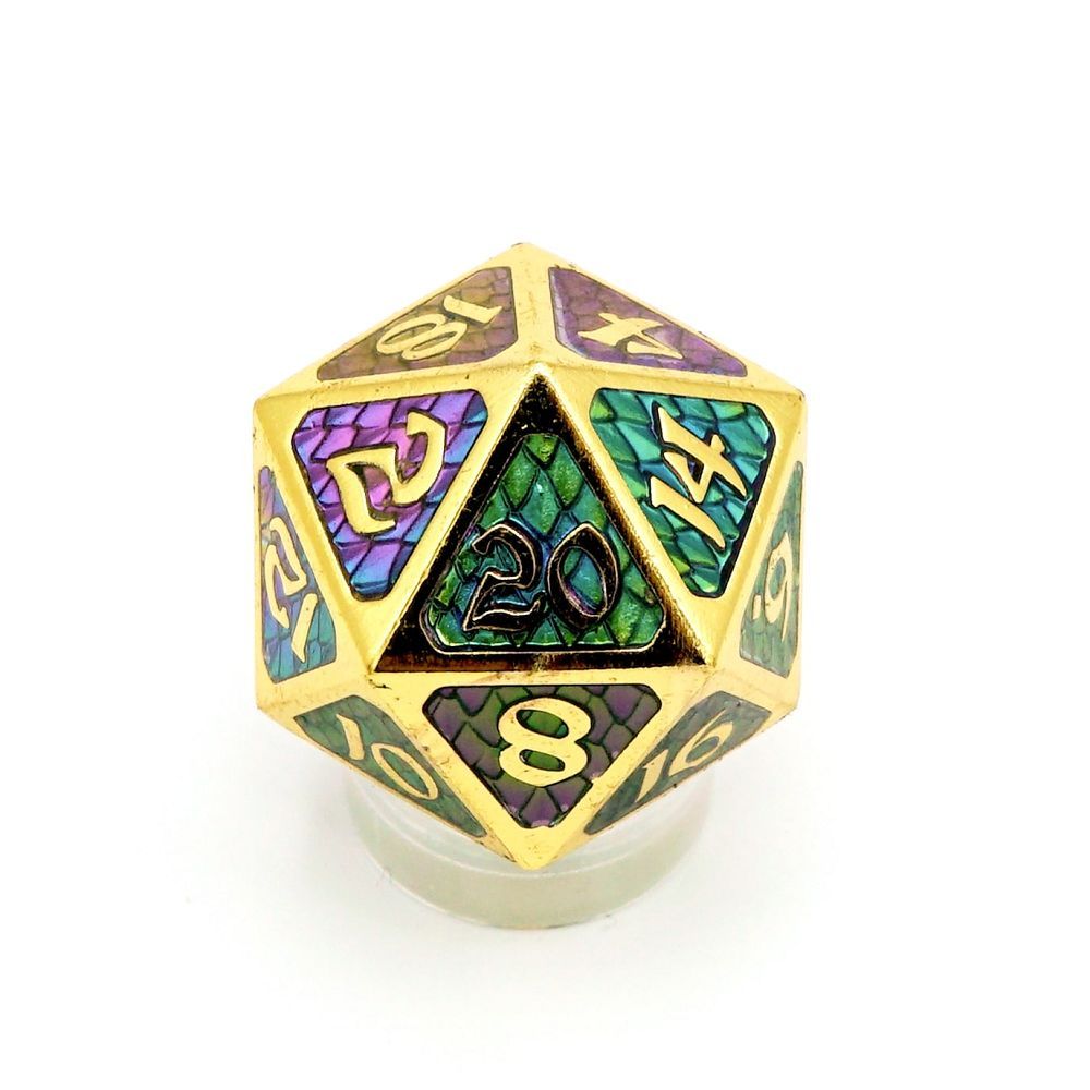 Die Hard Dice Metal Drakona Khaos Hemera Dire D20 Dice Die Hard Dice