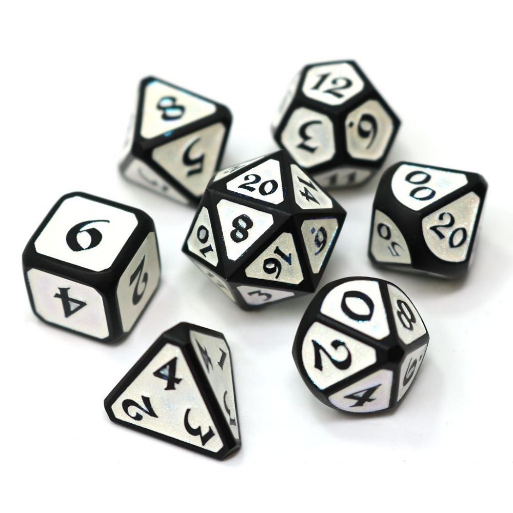 Die Hard Dice Metal Dreamscape Frostfell 7ct Polyhedral Set Dice Die Hard Dice