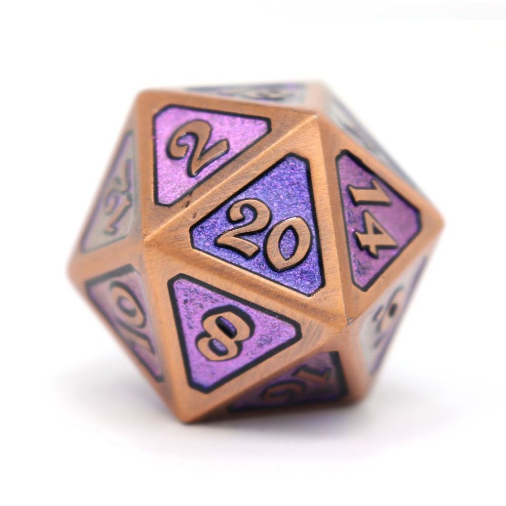 Die Hard Dice Metal Dreamscape Larkspur Dire D20 Dice Die Hard Dice