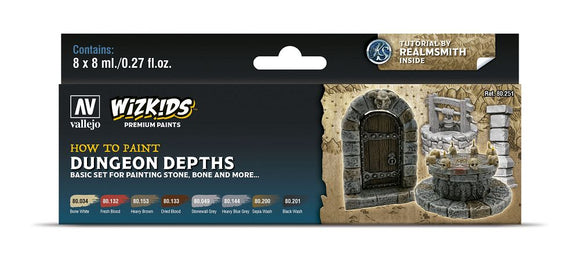 WizKids Premium Paint Set: Dungeon Depths Role Playing Games Other   