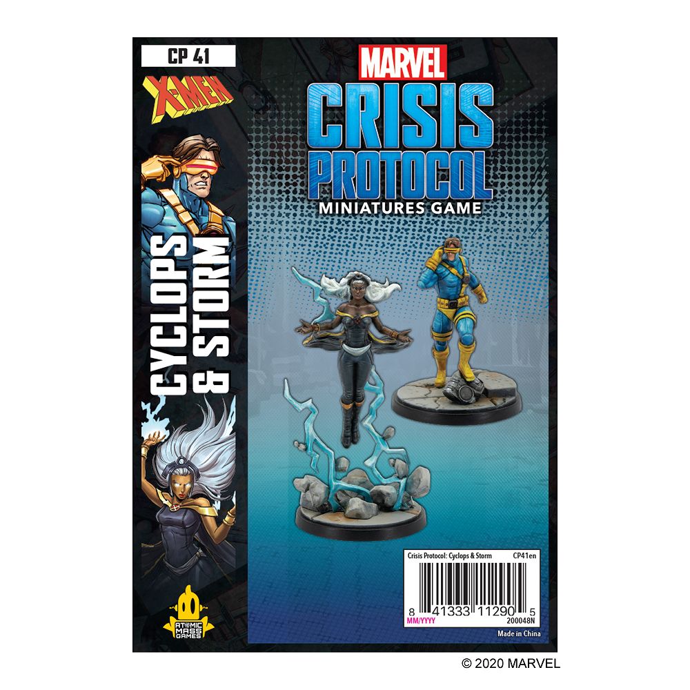 Marvel Crisis Protocol Cyclops & Storm Miniatures Atomic Mass Games   