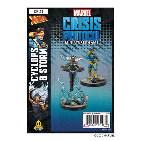 Marvel Crisis Protocol Cyclops & Storm Miniatures Asmodee   