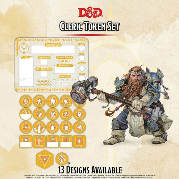 D&D Cleric Token Set Role Playing Games Other   