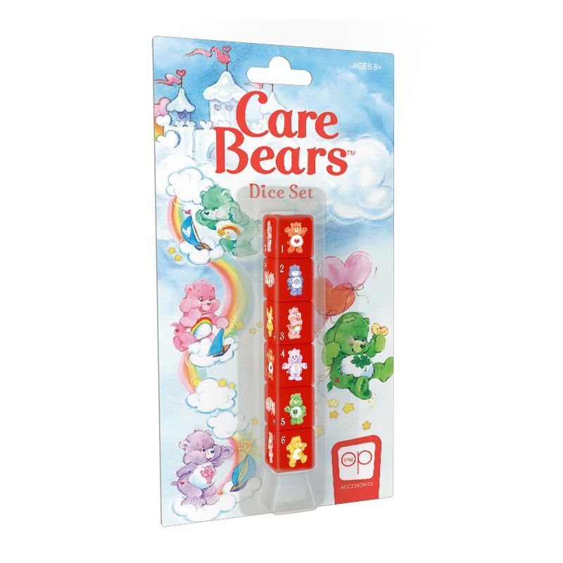 Care Bears 6ct D6 Dice Set Dice USAopoly   
