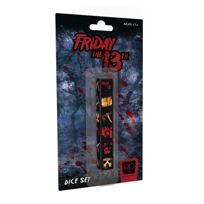 Friday the 13th 6ct D6 Dice Set Dice USAopoly   