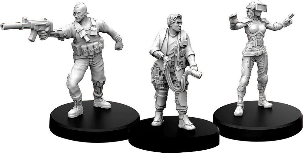 Cyberpunk Red RPG: Edgerunners A - Solo, Tech, and Netrunner Miniatures Miniatures Monster Fight Club   