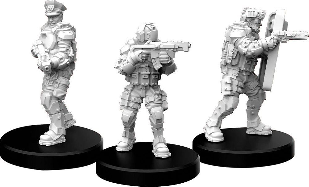 Cyberpunk Red RPG: Lawmen - Command Miniatures Miniatures Monster Fight Club   