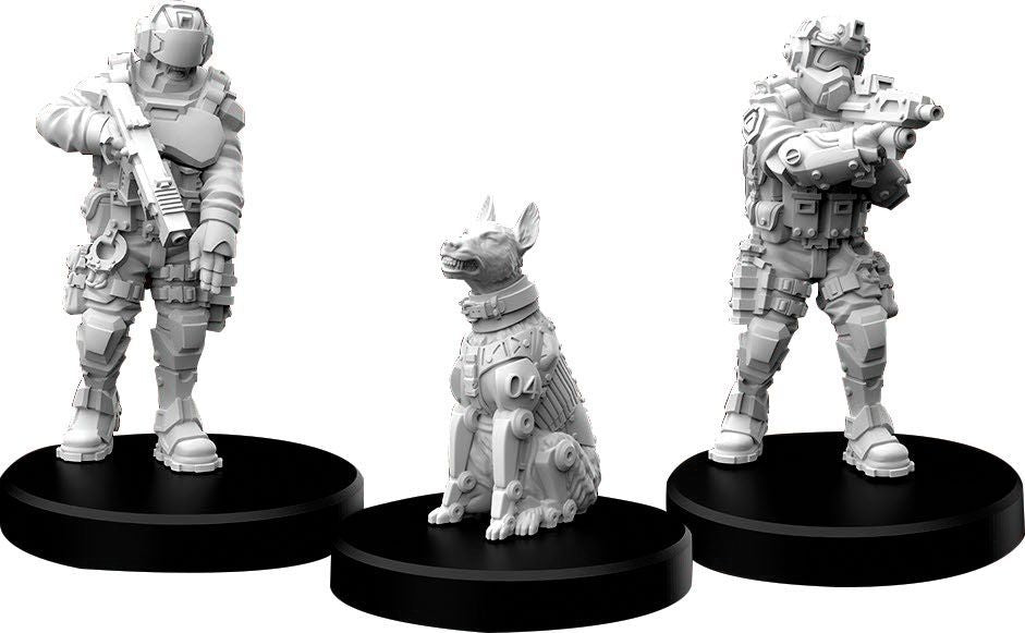 Cyberpunk Red RPG: Lawmen - Enforcers Miniatures Miniatures Monster Fight Club   