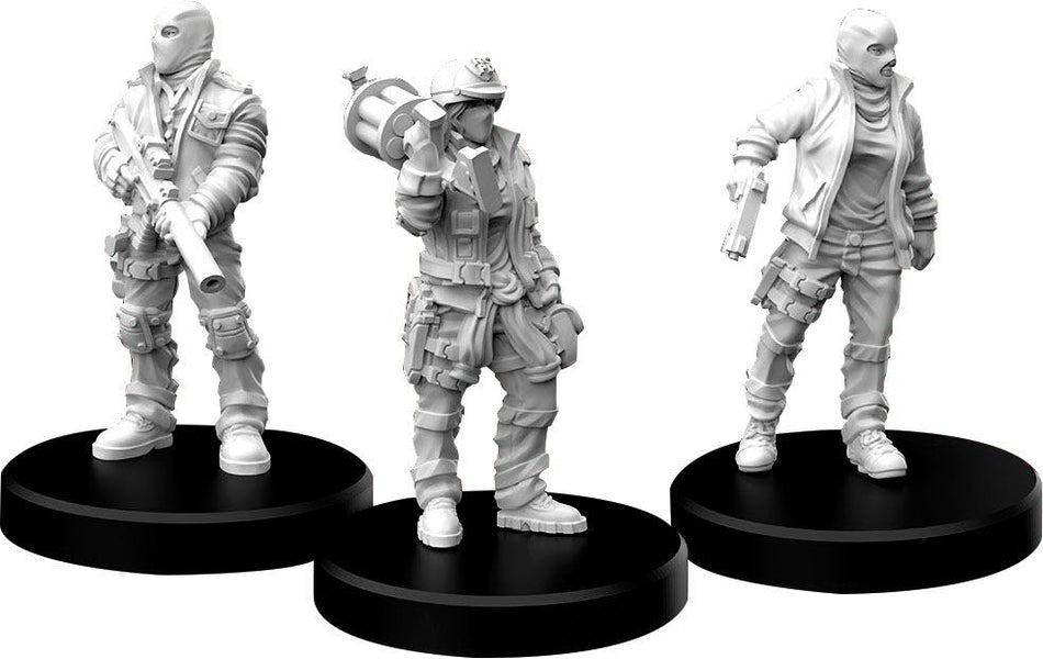 Cyberpunk Red RPG: Combat Zoners - Heavies Miniatures Miniatures Monster Fight Club   