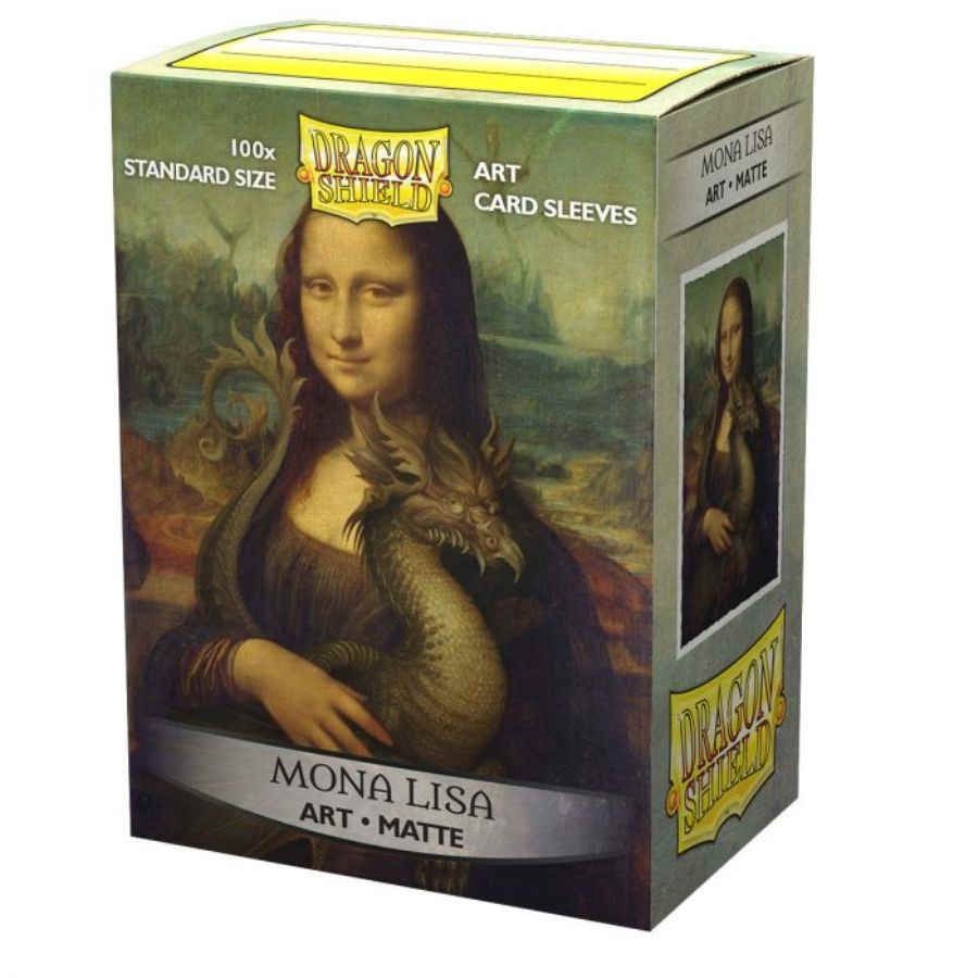 Dragon Shield Matte Art Standard Sleeves 100ct Mona Lisa (12055) Supplies Arcane Tinmen   
