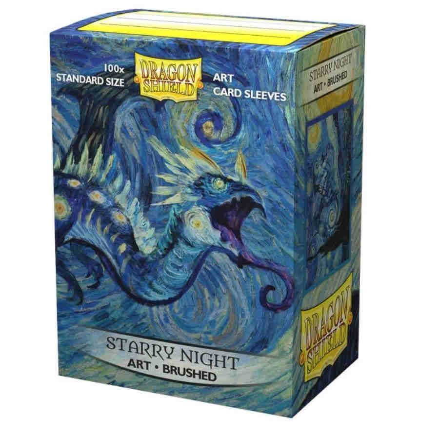 Dragon Shield Brushed Art Standard Sleeves 100ct Starry Night (12056) Supplies Arcane Tinmen   