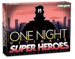 One Night Ultimate Super Heroes Supplies Bezier Games   