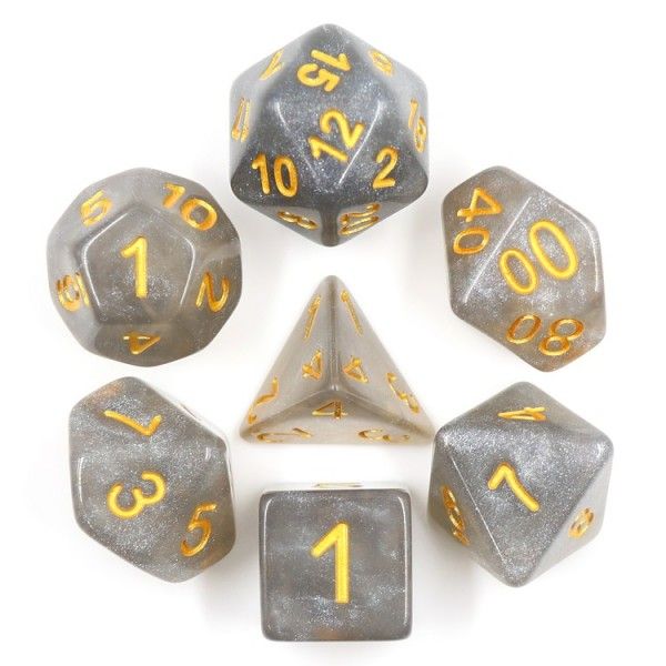 Die Hard Dice Onyxstone 7ct Polyhedral Set Dice Die Hard Dice