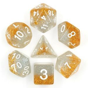 Die Hard Dice Christmas String 7ct Polyhedral Set Dice Die Hard Dice