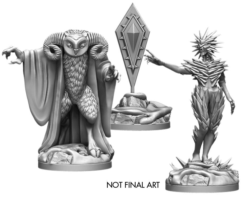 D&D Collector's Series Icewind Dale Rime of the Frostmaiden Auril (3 Figures) (71120) Miniatures Gale Force Nine   