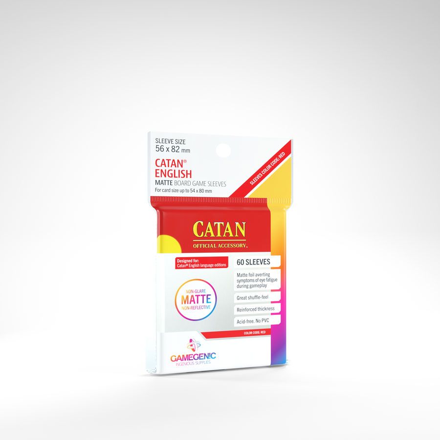 Gamegenic Matte Catan Sleeves (56x82) Supplies Gamegenic   
