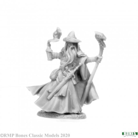 Reaper Miniatures Bones Kelainen Darkmantle Wizard (77685) Board Games Reaper Miniatures   