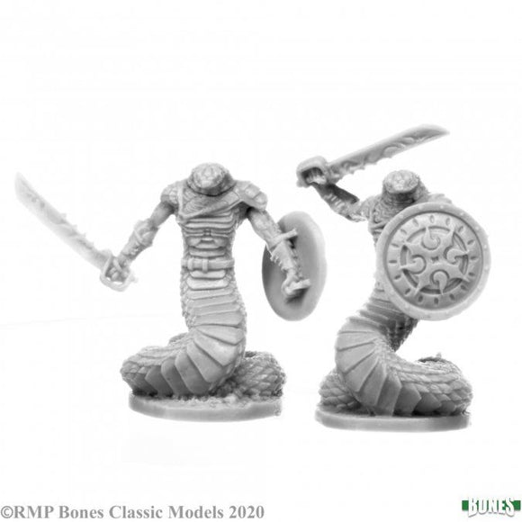 Reaper Miniatures Bones Nagendra Swordsmen (2) (77695) Board Games Reaper Miniatures   