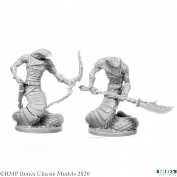 Reaper Miniatures Bones Nagendra Warriors (2) (77697) Board Games Reaper Miniatures   