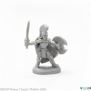 Reaper Miniatures Bones Taroya, Female Warrior (77699) Board Games Reaper Miniatures   