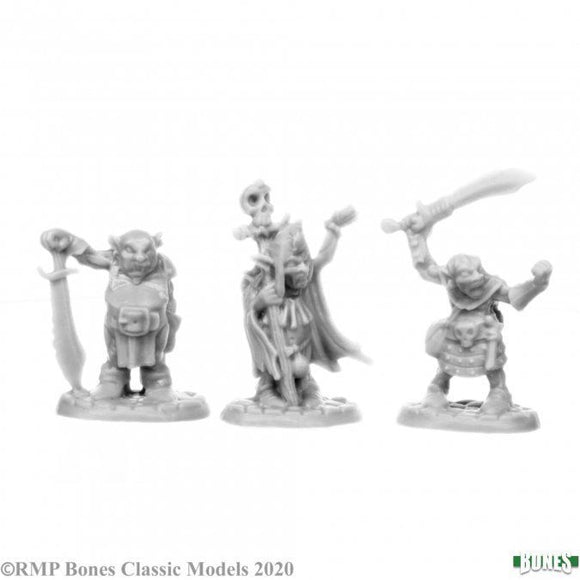Reaper Miniatures Bones Goblin Elites (3) (77713) Board Games Reaper Miniatures   
