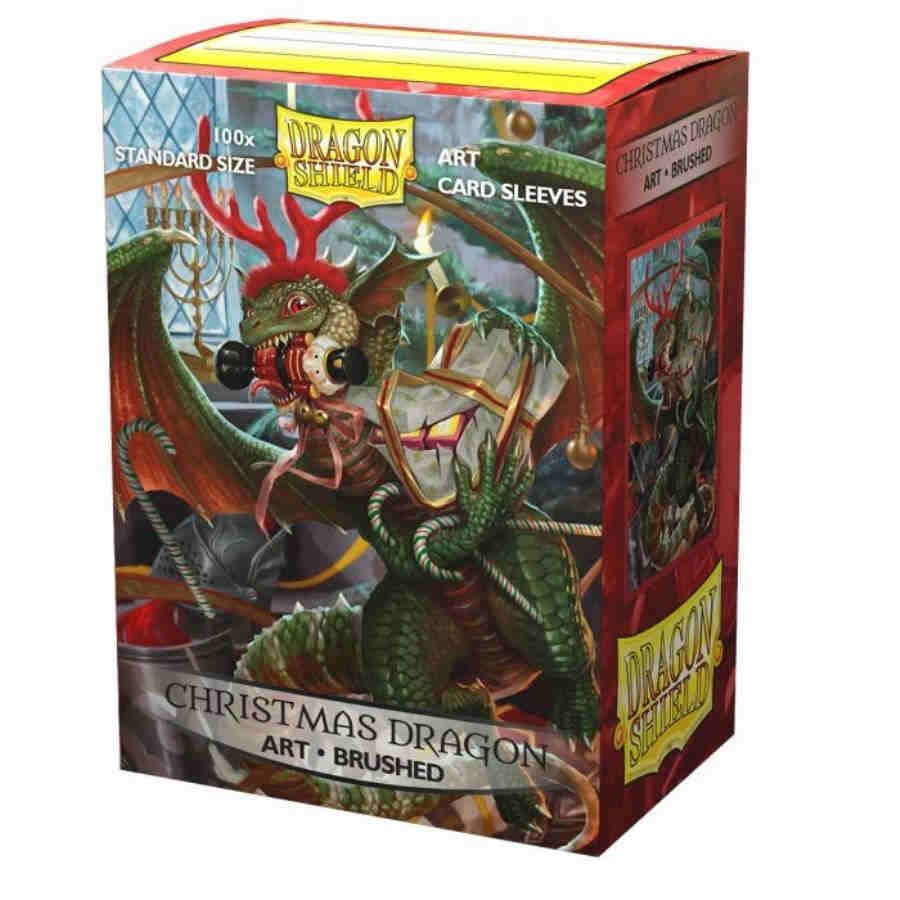 Dragon Shield 100ct Standard Size Brushed Art Sleeves Christmas 2020 (12051) Supplies Arcane Tinmen   