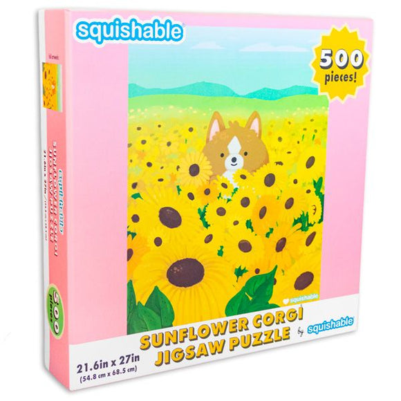 Squishables Sunflower Corgi Puzzle  Common Ground Games   