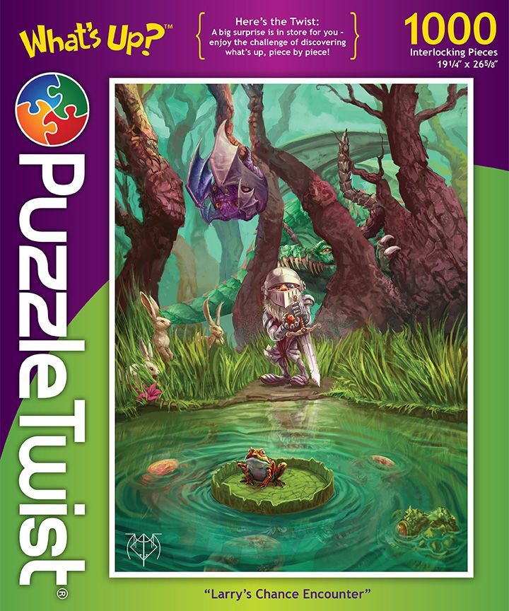 Puzzle Twist What's Up? 1000 Piece Larry's Chance Encounter Puzzles Other