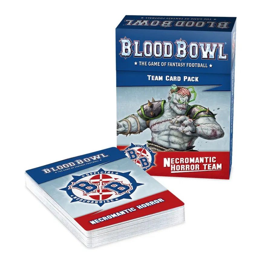 Blood Bowl Necromantic Horror Team Card Pack Miniatures Games Workshop   