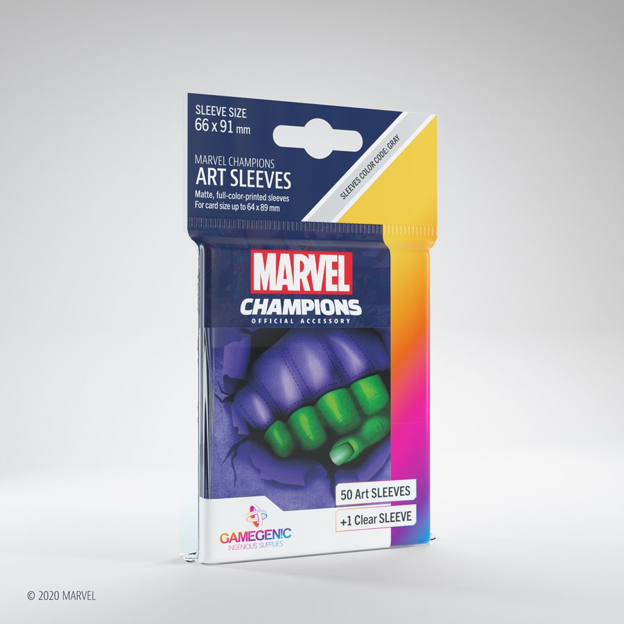 Gamegenic Marvel Champions 50ct Standard Size Art Sleeves She-Hulk  Gamegenic   