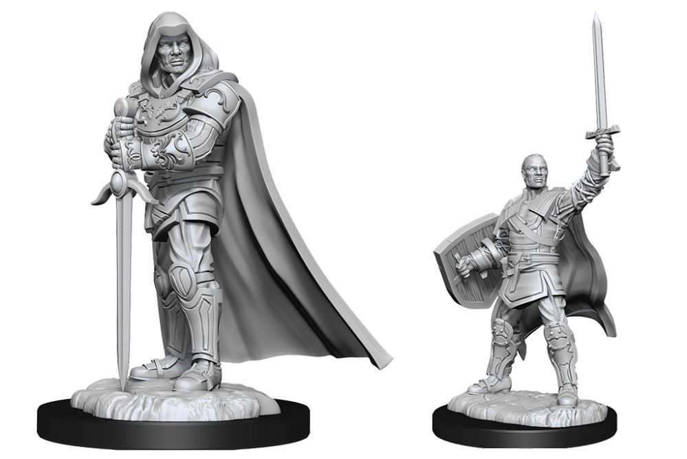 Nolzur’s Marvelous Unpainted Miniatures Human Male Paladin (90136) Miniatures WizKids   