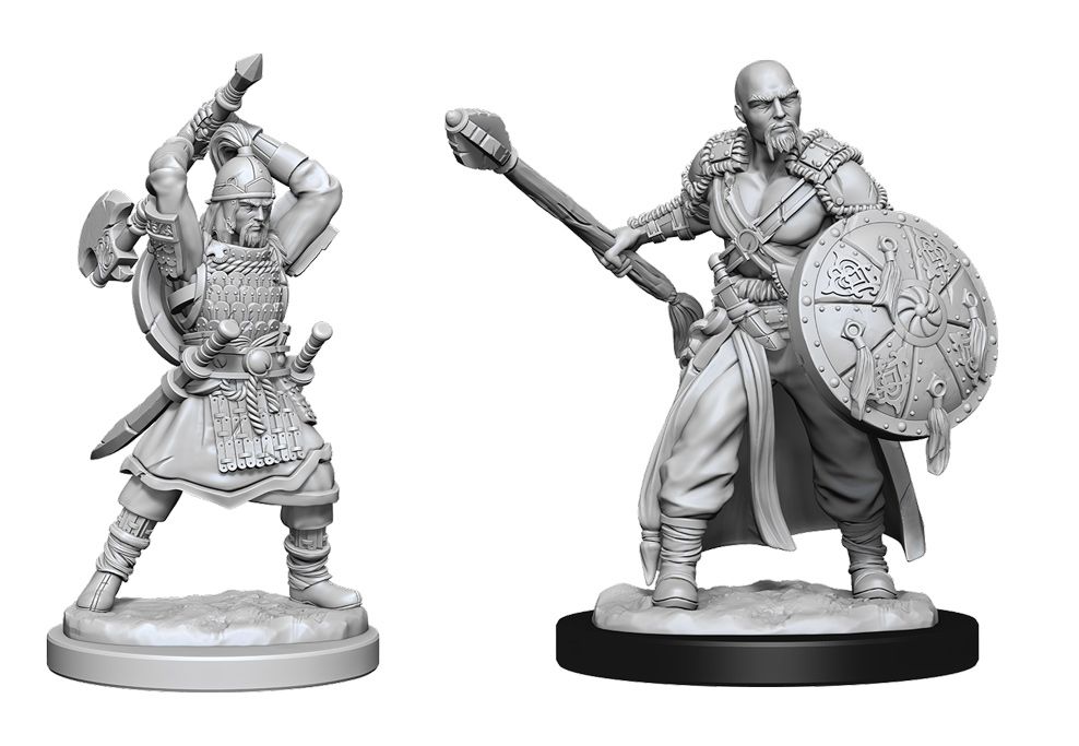 Nolzur’s Marvelous Unpainted Miniatures Human Male Barbarian (90138) Miniatures WizKids   
