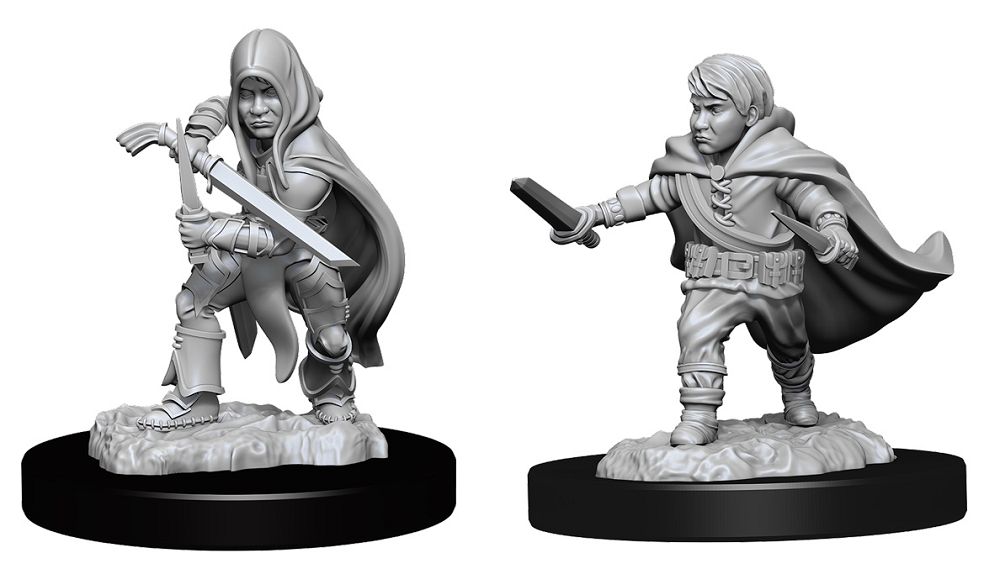Nolzur’s Marvelous Unpainted Miniatures Halfling Male Rogue (90139) Miniatures WizKids   