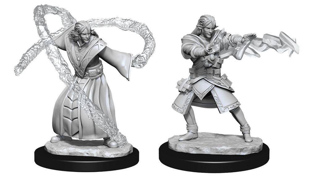Nolzur’s Marvelous Unpainted Miniatures Elf Male Wizard (90140) Miniatures WizKids   