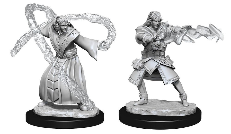 Nolzur’s Marvelous Unpainted Miniatures Elf Male Wizard (90140) Miniatures WizKids   