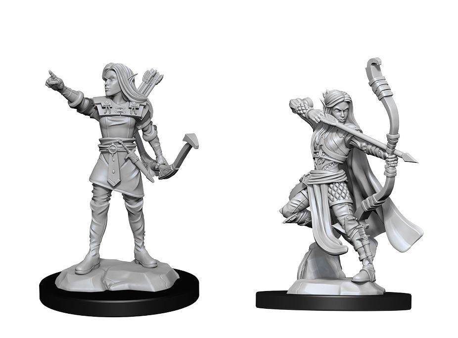 Nolzur’s Marvelous Unpainted Miniatures Elf Female Ranger (90143) Miniatures WizKids   