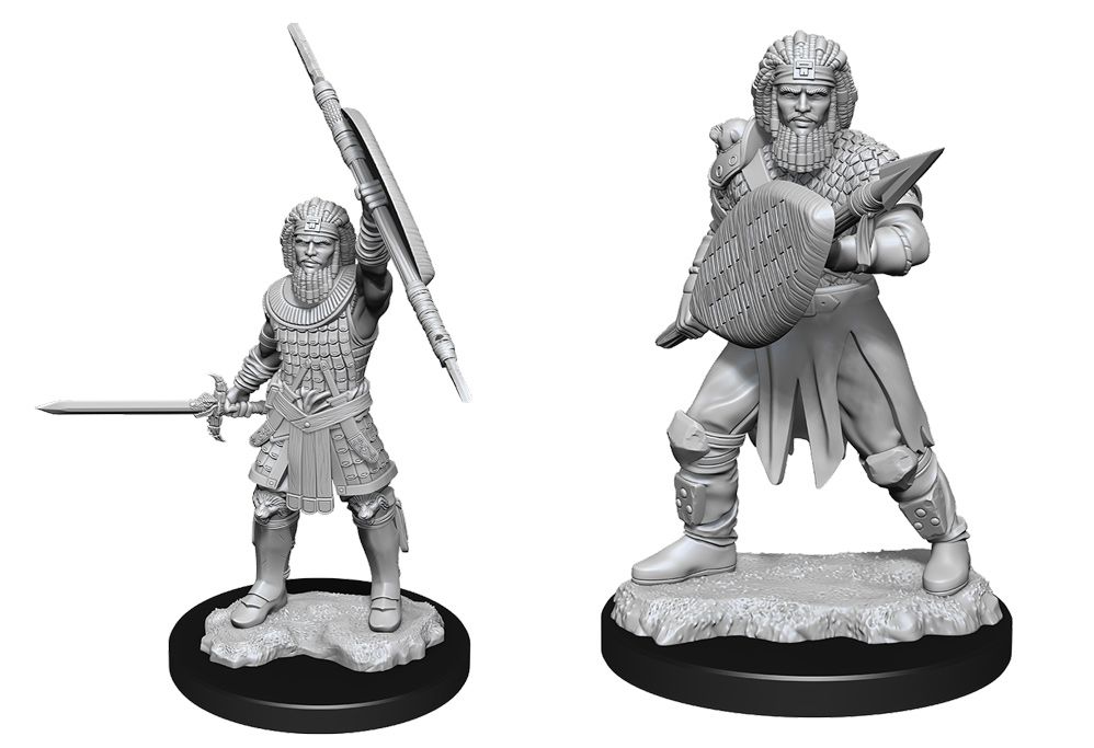 Nolzur’s Marvelous Unpainted Miniatures Human Male Fighter (90144) Miniatures WizKids   