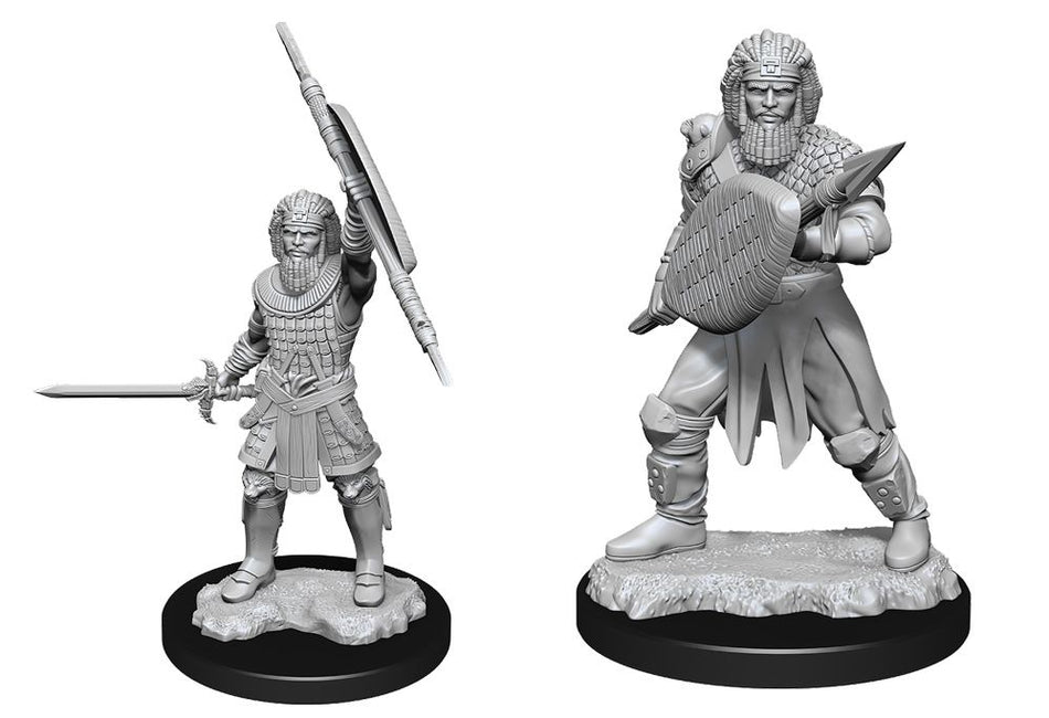 Nolzur’s Marvelous Unpainted Miniatures Human Male Fighter (90144) Miniatures WizKids   