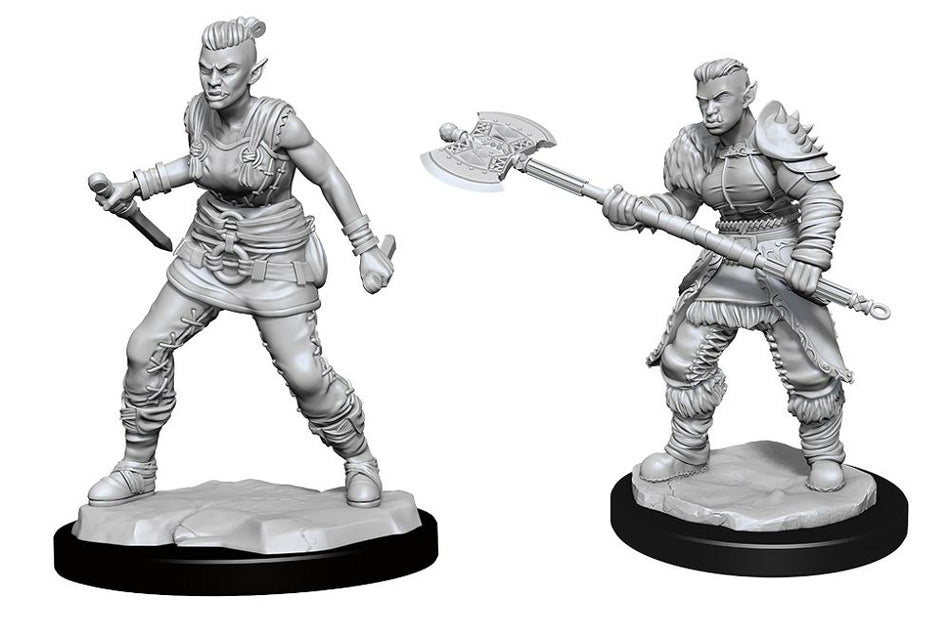 Nolzur’s Marvelous Unpainted Miniatures Orc Female Barbarian (90145) Miniatures WizKids   