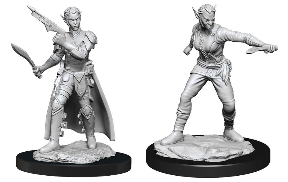 Nolzur’s Marvelous Unpainted Miniatures Multiclass Shifter Female Rogue (90148) Miniatures WizKids   