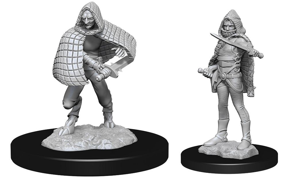 Nolzur’s Marvelous Unpainted Miniatures Darkling Elder & Darklings (90156) Miniatures WizKids   